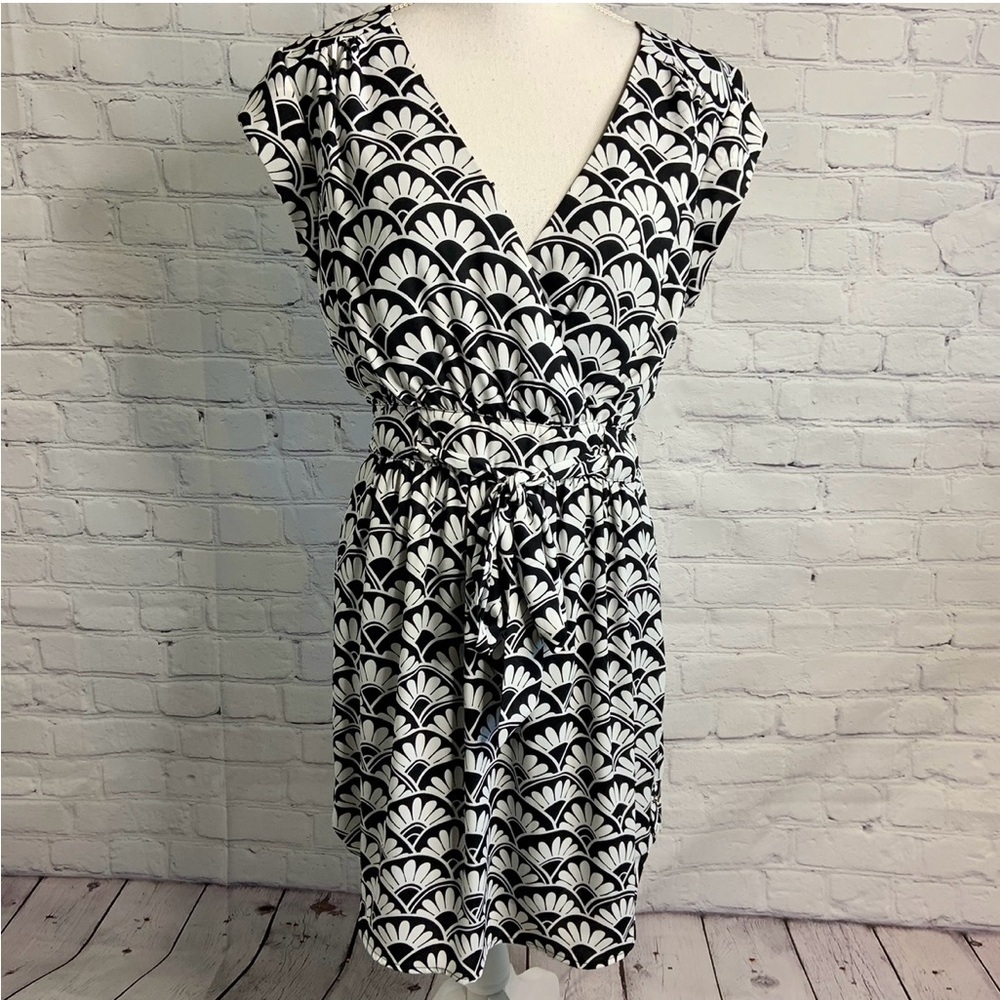 Daniel Rainn Black & White Summer Dress Medium